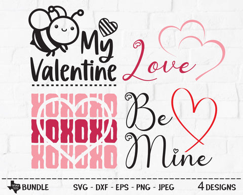 Valentine's Day Bundle | Valentines SVG SVG Texas Southern Cuts 
