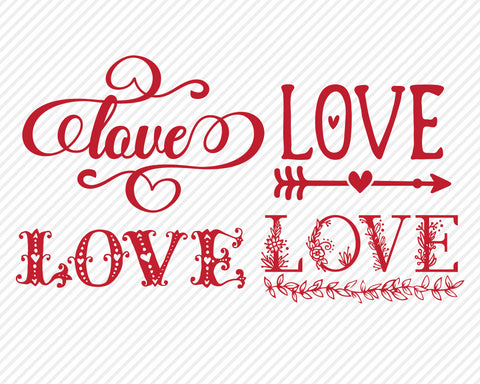 Valentine's Day Bundle | Valentines SVG SVG Texas Southern Cuts 