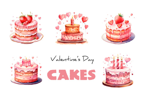 Valentines Day Cakes PNG Clipart Sublimation Rin Green 