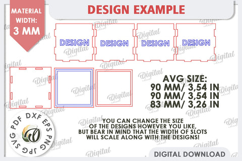 Valentine's Day Candle Holders Laser Cut Bundle. Love SVG SVG Evgenyia Guschina 