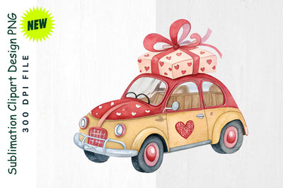 Valentine's Day Car Sublimation Clipart Sublimation Regulrcrative 