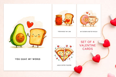 valentines day card, funny valentine card, food pun valentine SVG KMarinaDesign 
