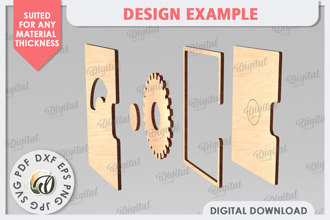Valentine's Day Card Laser Cut. Greeting Card SVG SVG Evgenyia Guschina 