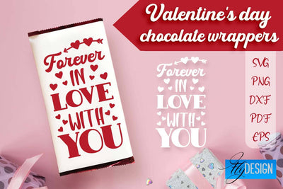 Valentine's Day Chocolate Wrapers SVG | Chocolate Wrapers Design SVG Fly Design 