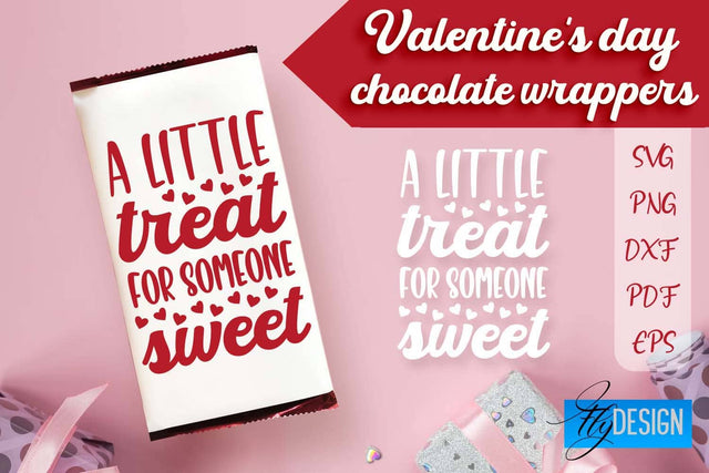 Valentine's Day Chocolate Wrapers SVG | Chocolate Wrapers Design SVG Fly Design 