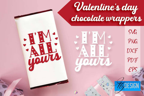 Valentine's Day Chocolate Wrapers SVG | Chocolate Wrapers Design SVG Fly Design 