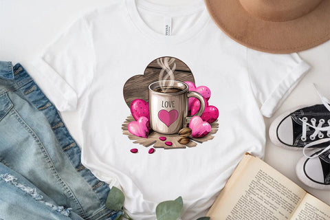 Valentines Day Coffee Lover Png SVG Angelina750 