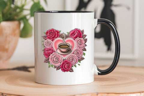 Valentines Day Coffee Lover Png SVG Angelina750 