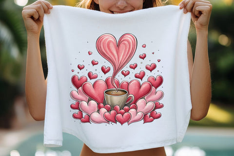 Valentines Day Coffee Lover Png SVG Angelina750 