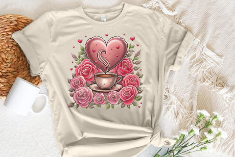 Valentines Day Coffee Lover Png SVG Angelina750 