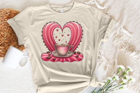 Valentines Day Coffee Lover Png SVG Angelina750 