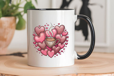 Valentines Day Coffee Lover Png SVG Angelina750 