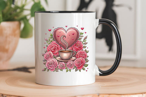 Valentines Day Coffee Lover Png SVG Angelina750 