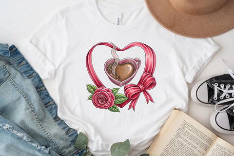 Valentines Day Coffee Lover Png SVG Angelina750 