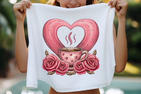 Valentines Day Coffee Lover Png SVG Angelina750 