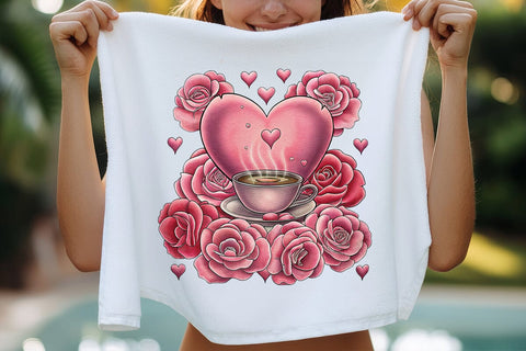 Valentines Day Coffee Lover Png SVG Angelina750 