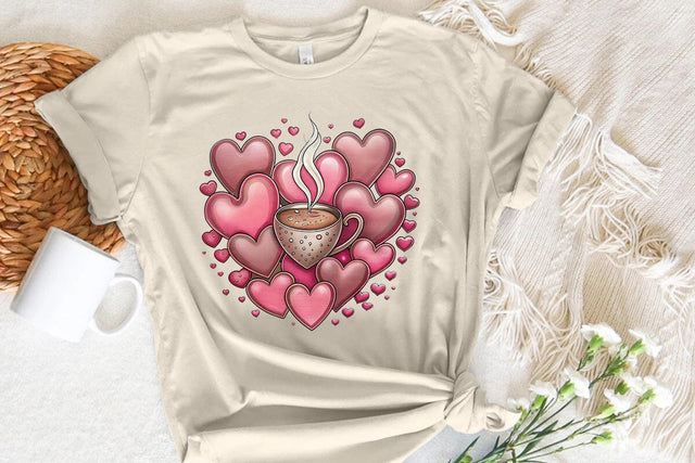 Valentines Day Coffee Lover Png SVG Angelina750 