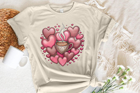 Valentines Day Coffee Lover Png SVG Angelina750 