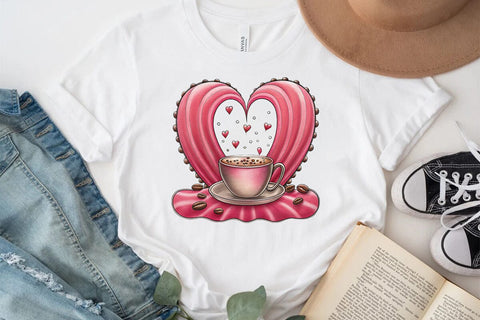Valentines Day Coffee Lover Png SVG Angelina750 