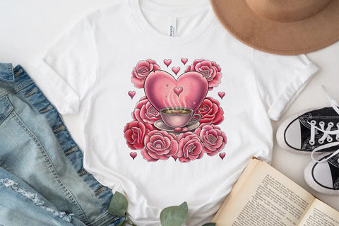 Valentines Day Coffee Lover Png SVG Angelina750 