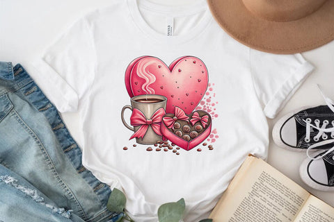 Valentines Day Coffee Lover Png SVG Angelina750 