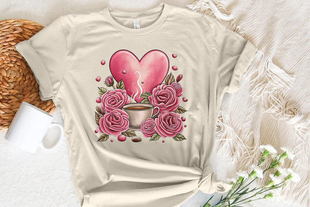 Valentines Day Coffee Lover Png SVG Angelina750 