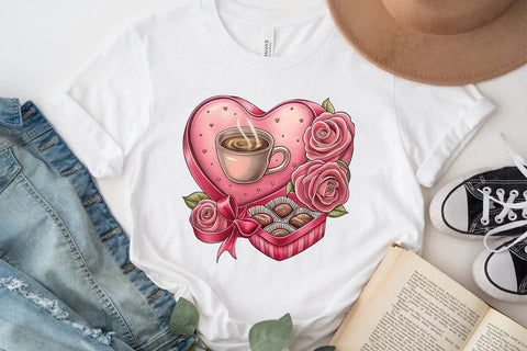 Valentines Day Coffee Lover Png SVG Angelina750 