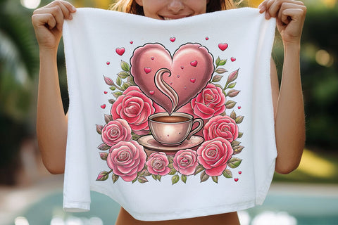 Valentines Day Coffee Lover Png SVG Angelina750 