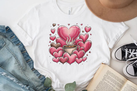 Valentines Day Coffee Lover Png SVG Angelina750 