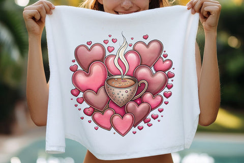 Valentines Day Coffee Lover Png SVG Angelina750 
