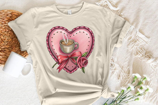 Valentines Day Coffee Lover Png SVG Angelina750 