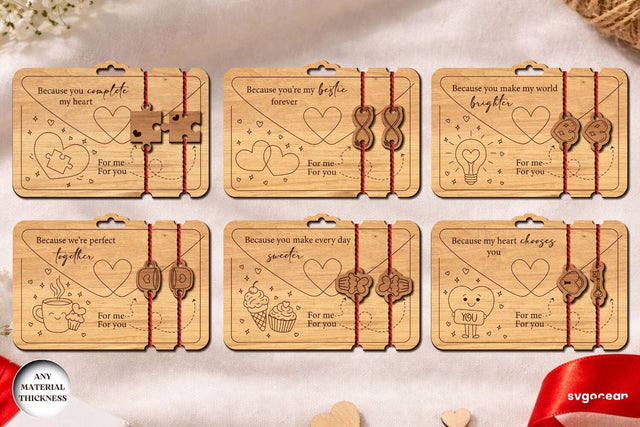 Valentine's Day Couple Bracelets SVG Bundle SVG SvgOcean 