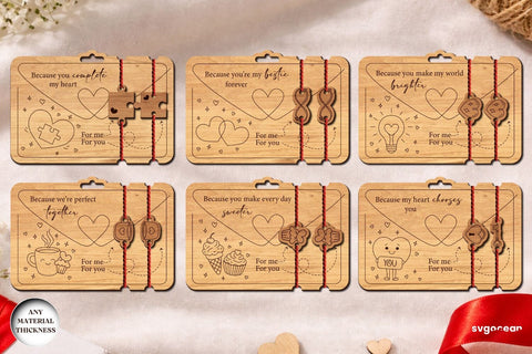 Valentine's Day Couple Bracelets SVG Bundle SVG SvgOcean 