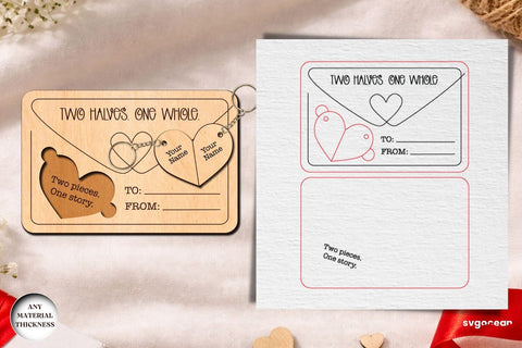 Valentine's Day Couple Keychains SVG Bundle SVG SvgOcean 