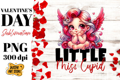 Valentines day Cupid sublimation design Sublimation Yustaf Art Store 
