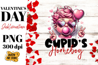Valentines day Cupid sublimation design Sublimation Yustaf Art Store 