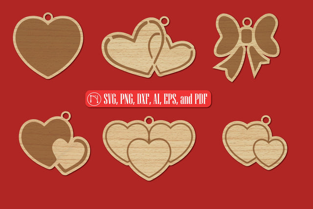 Valentine's Day Cutouts Tag SVG Bundle SVG MD JOYNAL ABDIN 