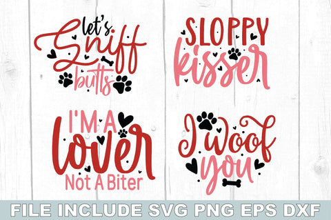 Valentines Day Dog SVG Bundle SVG Ariyan 