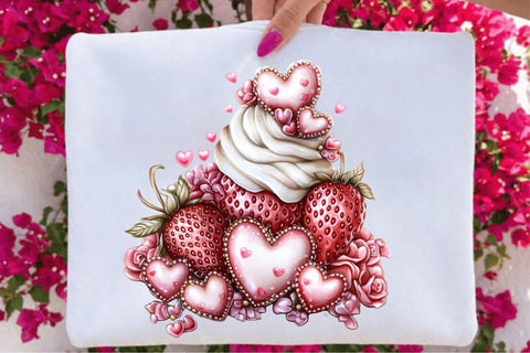 Valentines Day Elements Romantic Clipart Sublimation SVGArt 
