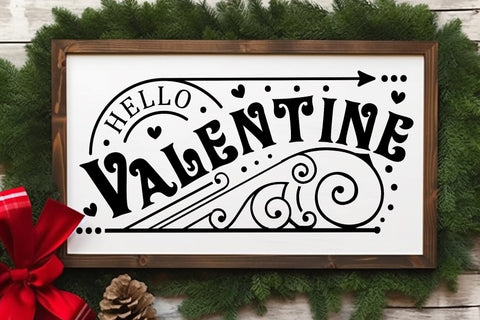 Valentines Day Farmhouse Decor Sign SVG SVG CraftLabSVG 