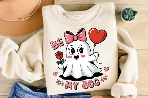 Valentine's Day Ghost Sublimation Design Sublimation Regulrcrative 