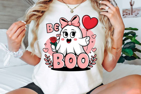 Valentine's Day Ghost Sublimation Design Sublimation Regulrcrative 