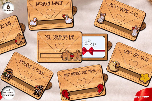 Valentine's Day Gift Card Holder SVG Bundle SVG SvgOcean 