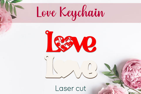 Valentines day gift card svg, Love keychain, Layered laser cut SVG AnastasiyaArtDesign 