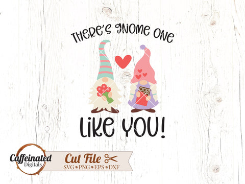 Valentine's Day Gnome Bundle SVG Caffeinated SVGs 