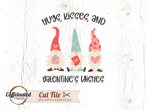 Valentine's Day Gnome Bundle SVG Caffeinated SVGs 