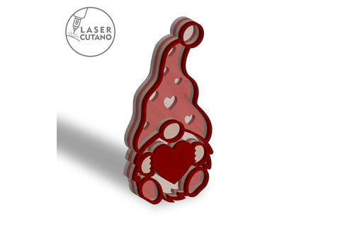 Valentine's Day Gnomes Bundle Multilayer Templates SVG LaserCutano 