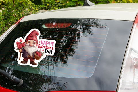 Valentine's Day Gnomes Sticker Bundle Sublimation Regulrcrative 