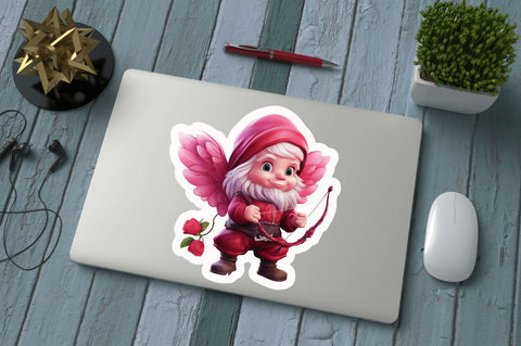 Valentine's Day Gnomes Sticker Bundle Sublimation Regulrcrative 