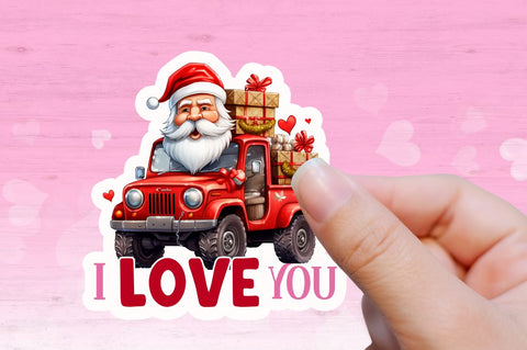 Valentine's Day Gnomes Sticker Bundle Sublimation Regulrcrative 